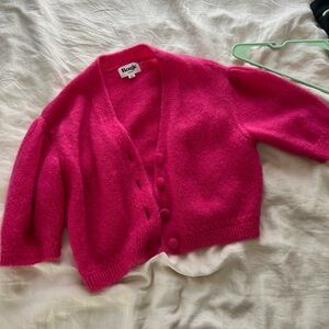 Rouje Fuchsia Cardigan Sweater